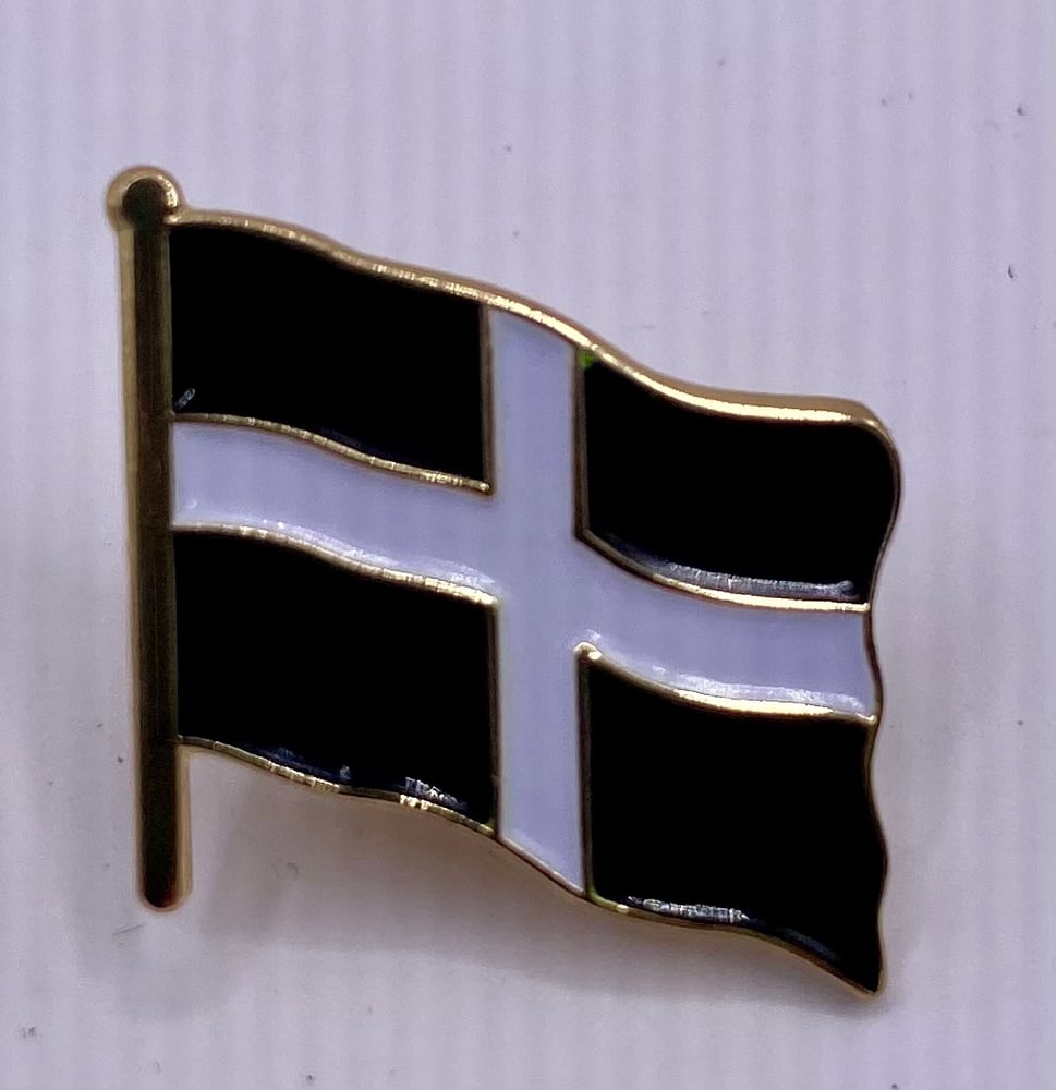 Image of St Piran Lapel Badge - FREE p&p