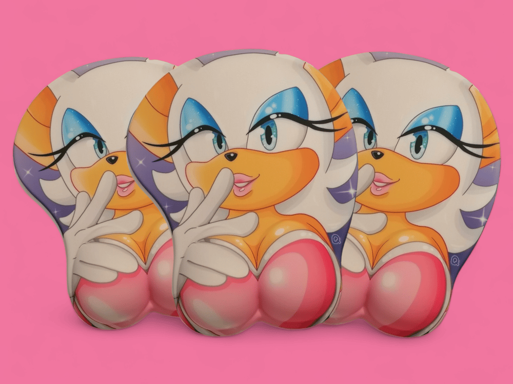 Image of Rouge the Bat Mouse Mat!