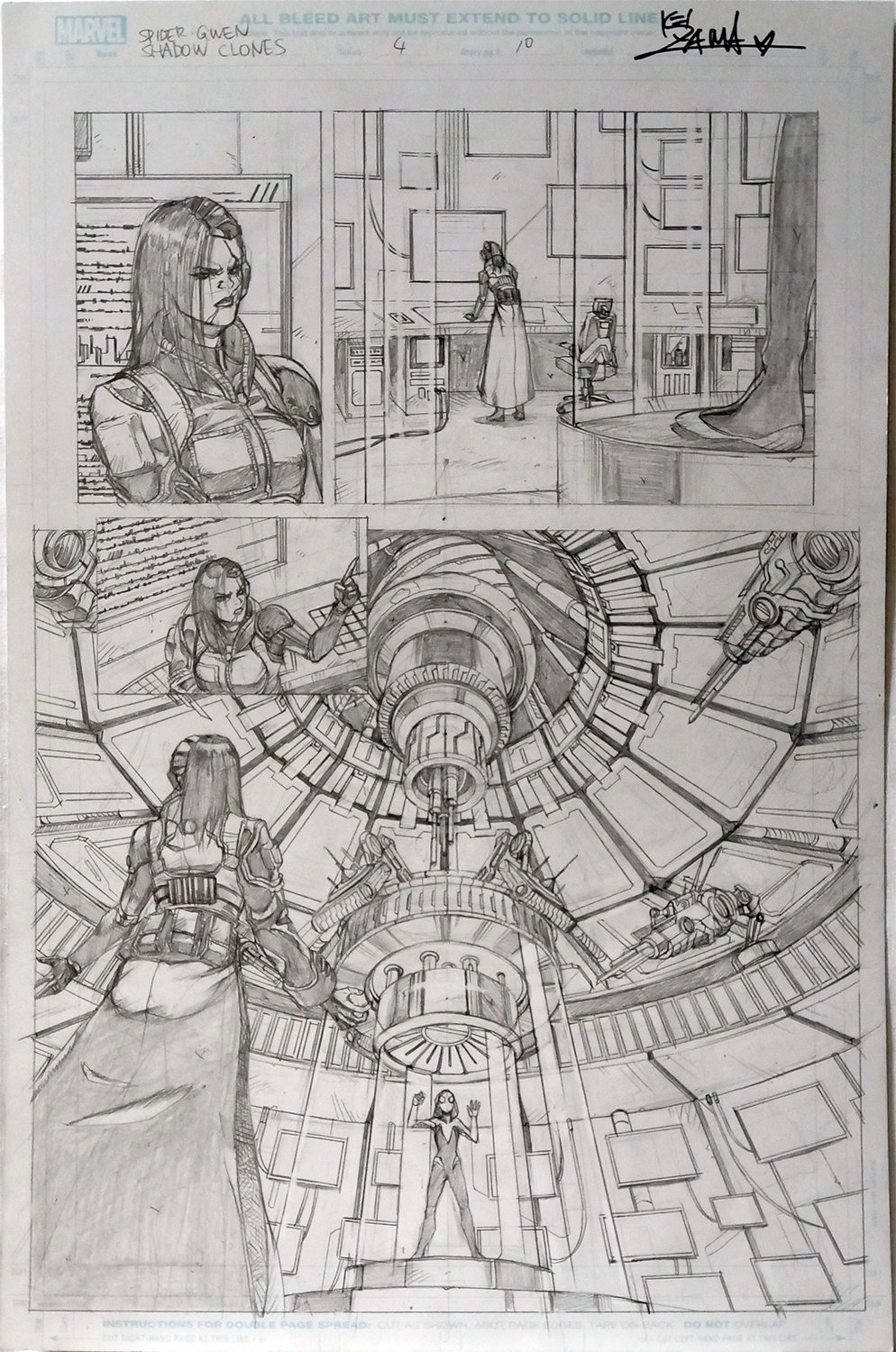 Image of Spider-Gwen: Shadow Clones #4 Page 10 [PENCIL]