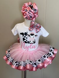 Image 1 of Ribbon Trim Tutu Set