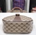 Image of Vtg Gucci Brown Monogram crossbody bag.