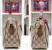 Image of Vtg Gucci Brown Monogram crossbody bag.