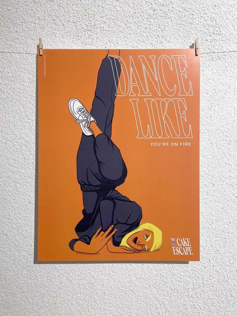 Image of Poster – Dance Like you're on fire
