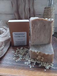 Image 1 of Luxurious Goat Milk & Oats Soap Bar