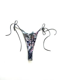 Image 1 of ERROR VISION - Paranoid’ Tech Morphosis reversible thong (grey)