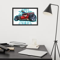 Image 4 of 12"x18" Hot Rod Delivery Framed poster