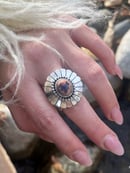 Image 2 of  Fire Opal Nouveau Ring, Size 7.75/8