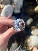 Image 1 of  Fire Opal Nouveau Ring, Size 7.75/8