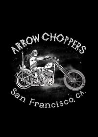 Image 3 of Arrow Choppers - Space Chopper Warrior T-Shirt (Black)