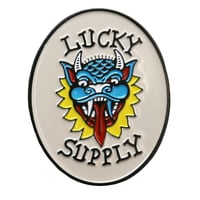 Brad Fink x Lucky Supply Dragon Enamel Pin