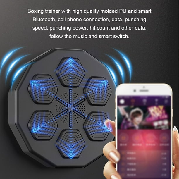 BeatMaster™ Wall-Mounted Electronic Boxing Trainer: Smart Focus, Digital Punching Pads