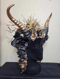Image 4 of Wasp and Floral Horned Head Piece