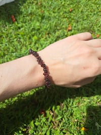 Image 2 of Garnet Chip Bracelets