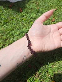 Image 3 of Garnet Chip Bracelets