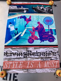 Image 1 of REBELIFE style is a must 36x24 matte poster