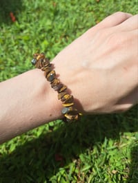 Image 1 of Tigers Eye Chip Bracelets