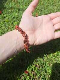 Image 2 of Red Jasper Chip Bracelets