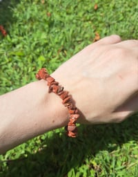 Image 1 of Red Jasper Chip Bracelets