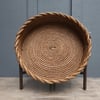Pine Needle Basket with Braided Edge