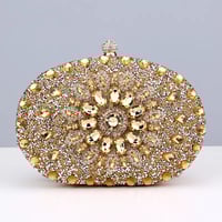 Image 1 of HAMIDAH RHINESTONE CLUTCH