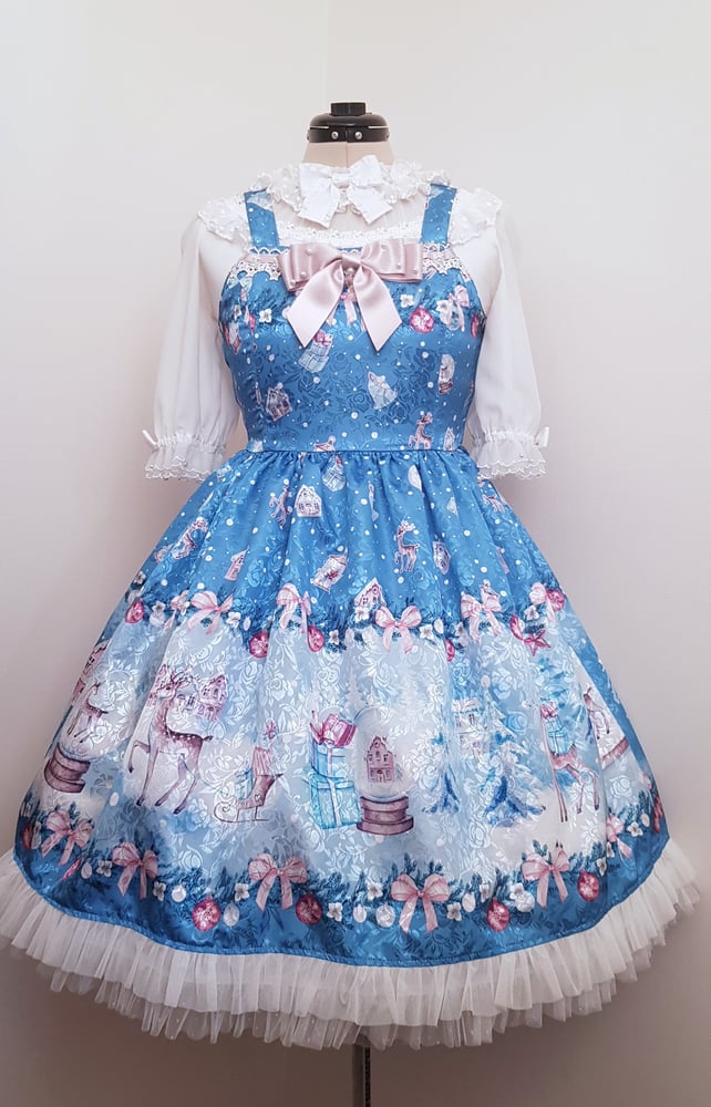 Image of Dreaming Winter Wonderland Jsk - Icy Blue