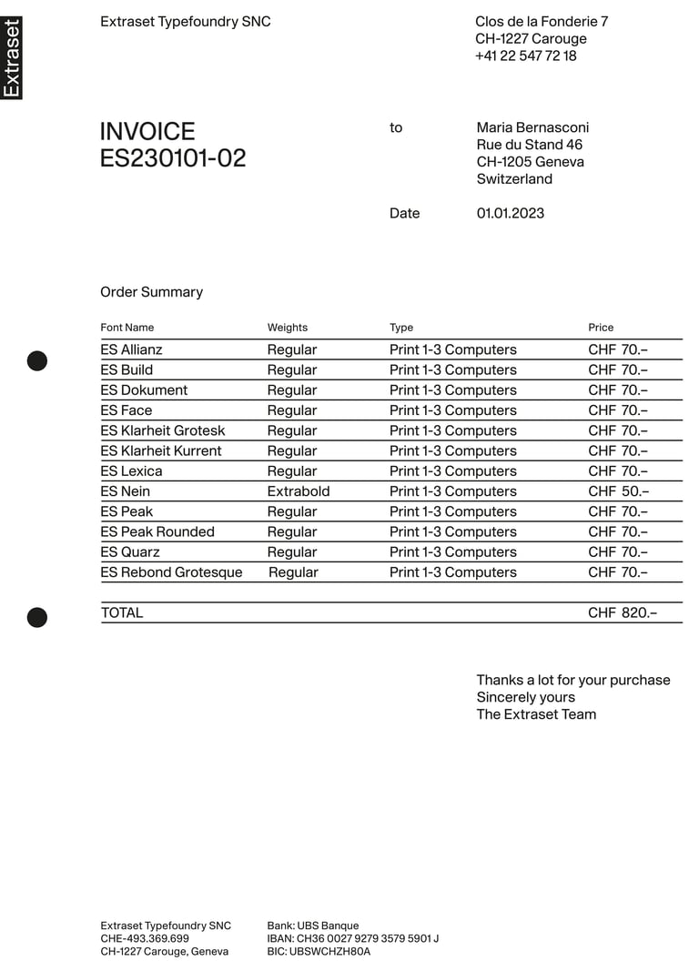 🧾 ES Invoice Shirt 🧾 Image 4