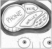Phone Keys Wallet