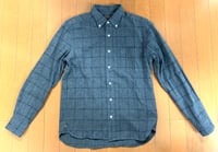 Image 1 of Beams Plus + plaid brushed cotton shirt, made in Japan, size S
