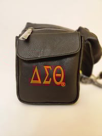 Image 1 of Black Vegan Leather Belt Bag  RESTOCK coming soon