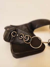 Image 4 of Black Vegan Leather Belt Bag  RESTOCK coming soon