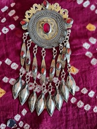Image 4 of Vintage Turcoman Gold Wash Silver Pendant - (TS014)