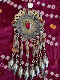 Image 3 of Vintage Turcoman Gold Wash Silver Pendant - (TS014)