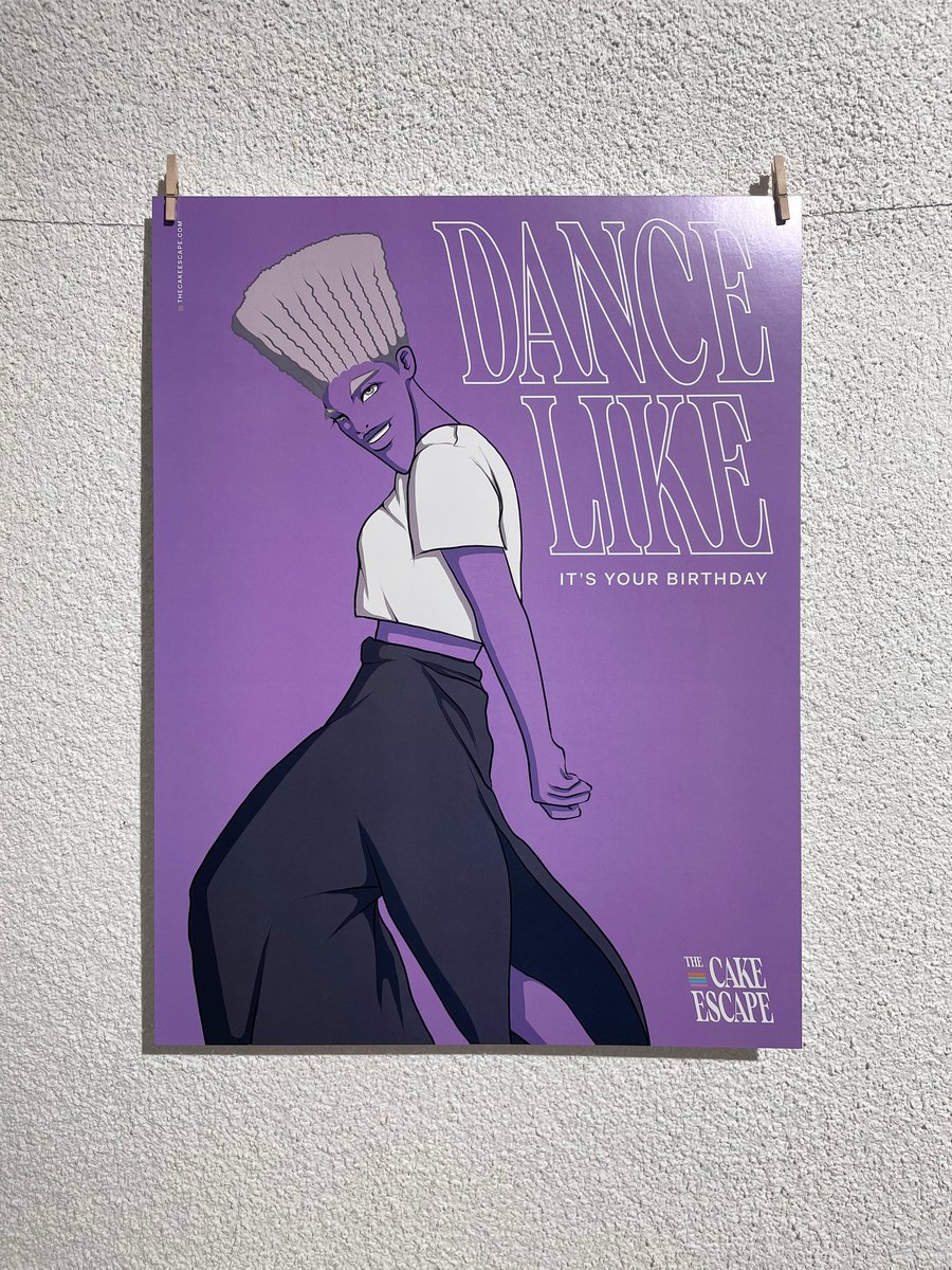 Image of Poster - Dance like it's your birthday