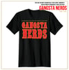 GANGSTA NERDS - TEE | BLK RED GOLD