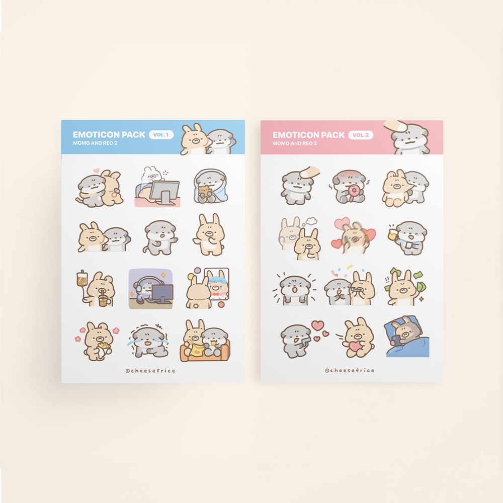 Image of EMOTICON PACK STICKER SHEET