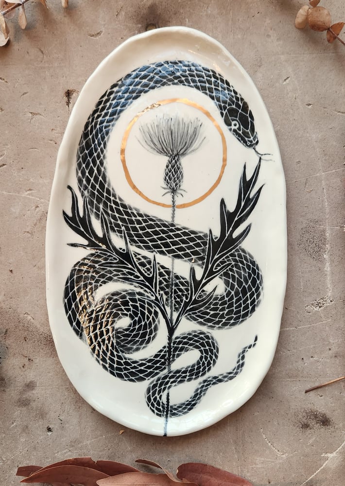 Image of Snake and Thistle dish