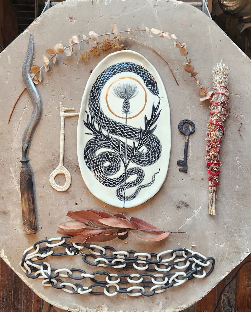 Image of Snake and Thistle dish