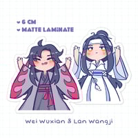 Image 2 of Wangxian Sticker Set (MDZS) - Matte - Die Cut Sticker