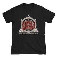 Image 1 of ABSU - NEVER BLOW OUT THE EASTERN CANDLE 2 (RED & VINTAGE WHITE PRINT)