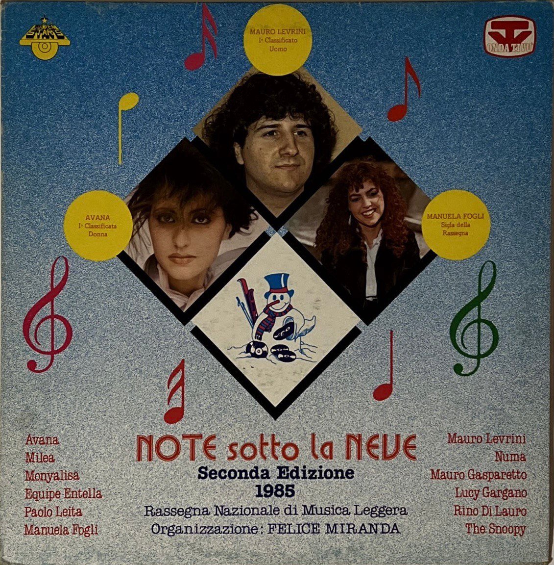 Various – Note Sotto La Neve (Rassegna Nazionale Di Musica Leggera) Seconda Edizione