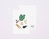 Image 2 of POSTCARD - VEGETABLES