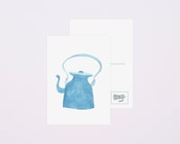 Image 2 of POSTCARD - TEAPOT WITH DOTS