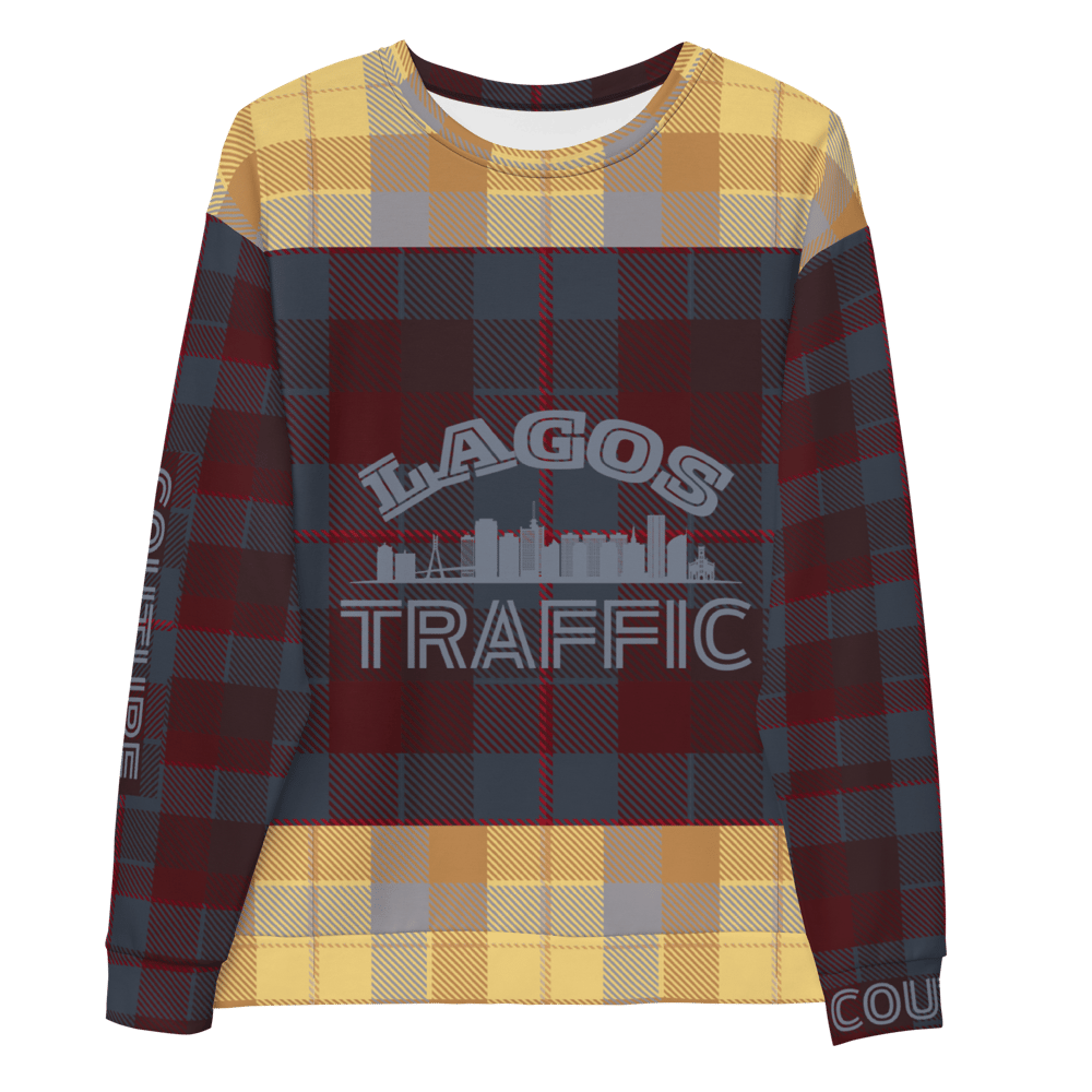 LAGOS TRAFFIC COUTURE TARTAN SWEATSHIRT (FUSION)