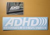 ADHD Vinyl Transfer Sticker