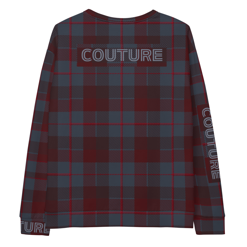 LAGOS TRAFFIC COUTURE TARTAN SWEATSHIRT (FUSION)