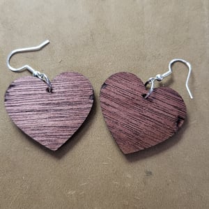 Leopard Heart Earrings