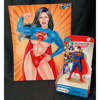 Schleich Superman Figure + Free Signed Superwoman/Super Victoria 8x10 Bundle
