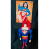 Superman Action Figure + Free Signed Superwoman/Super Victoria 8x10 Bundle