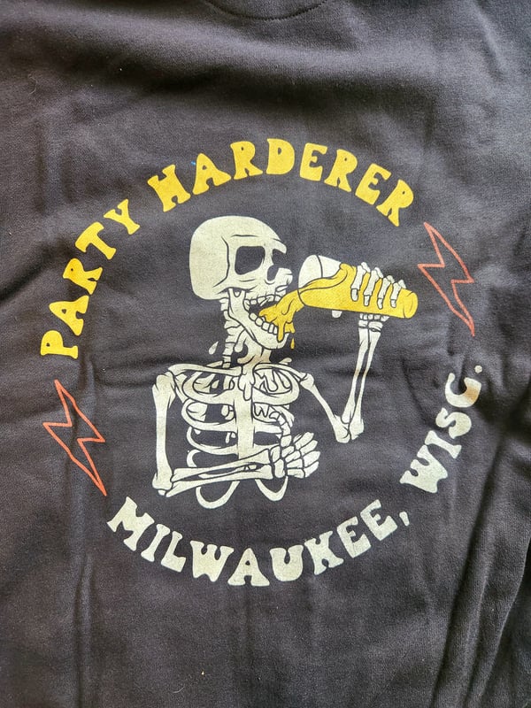 Image of Party Harderer Zip Up Hoodie