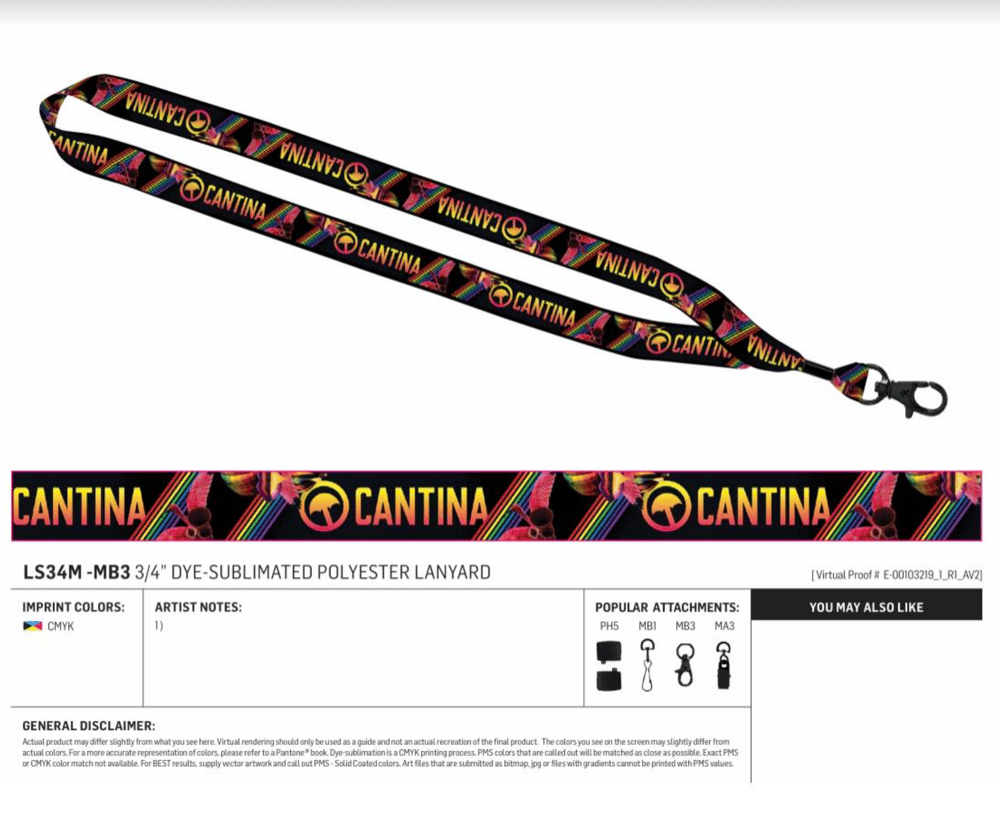 Cantina Lanyard